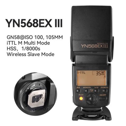 YN568EX III GN58 TTL HSS светкавица - Image 3